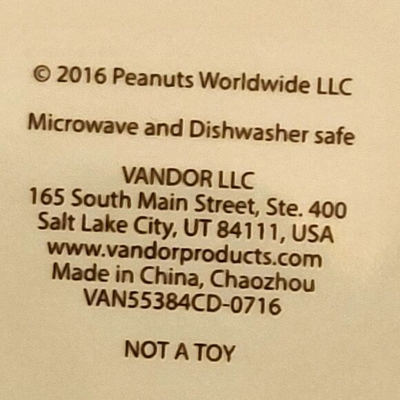 Peanuts Snoopy‎ & Woodstock Christmas Sweater 20oz Ceramic 2016 Coffee Mug Cup - Picture 5 of 5